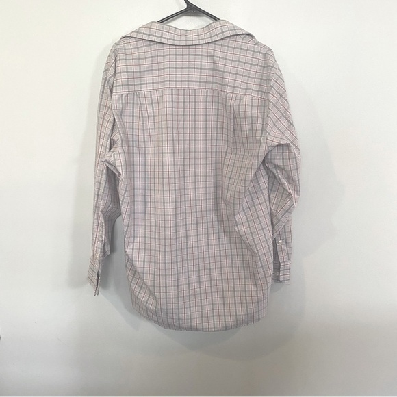Van Heusen Mens 16-32/33 Plaid Long Sleeve Button Pocket Dress Business Shirt - Picture 4 of 10